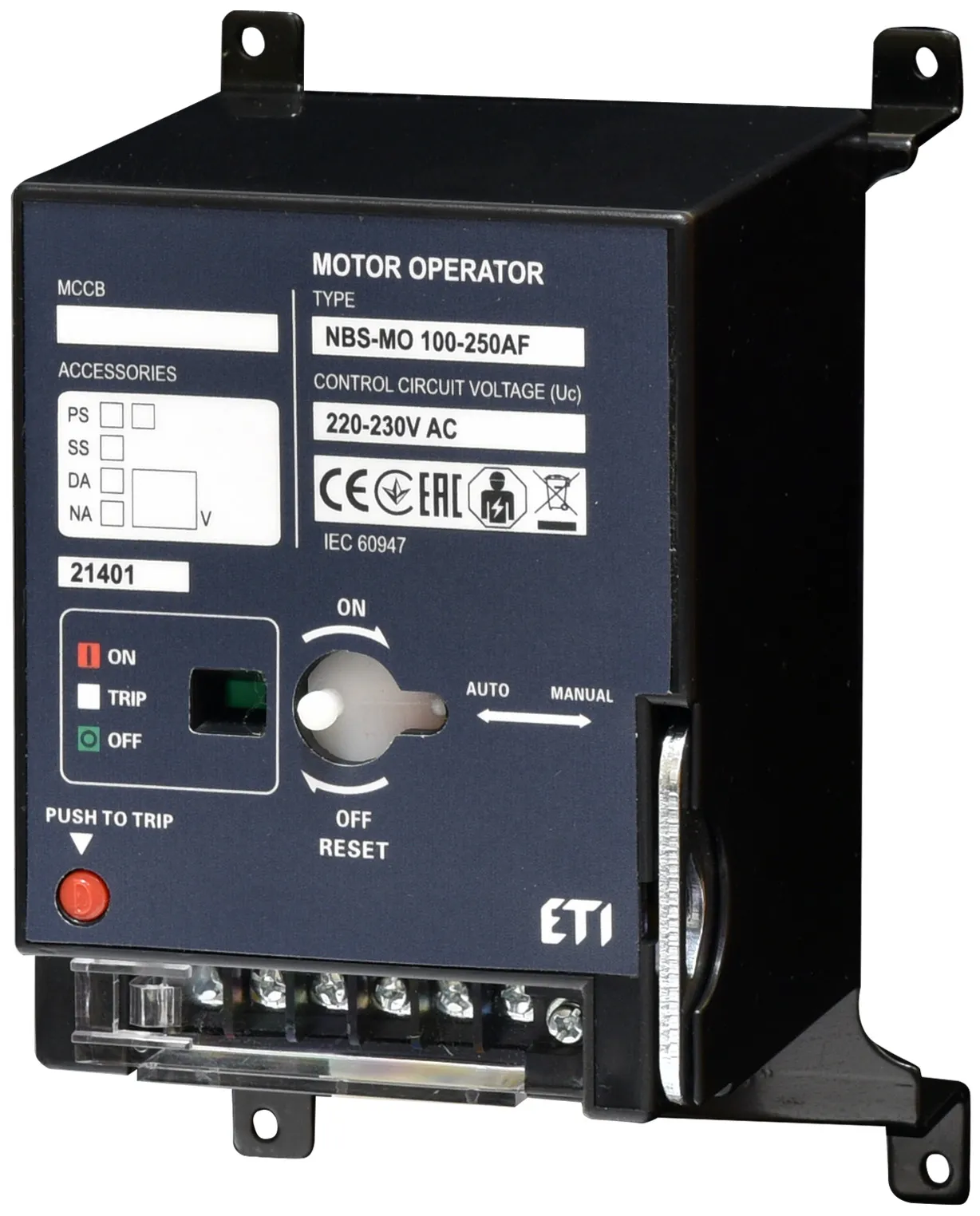 Dzinēja vadība NBS-MO 1600AF AC220/230V 4P 004673283