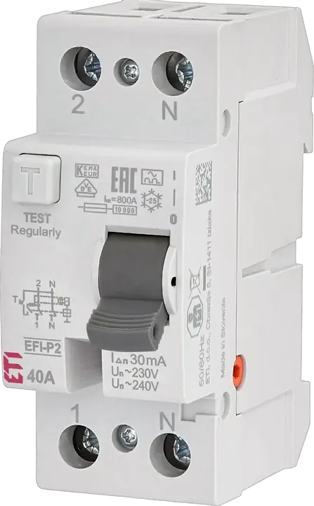 Attēls no EFI-P2 A 40/0.03 127V