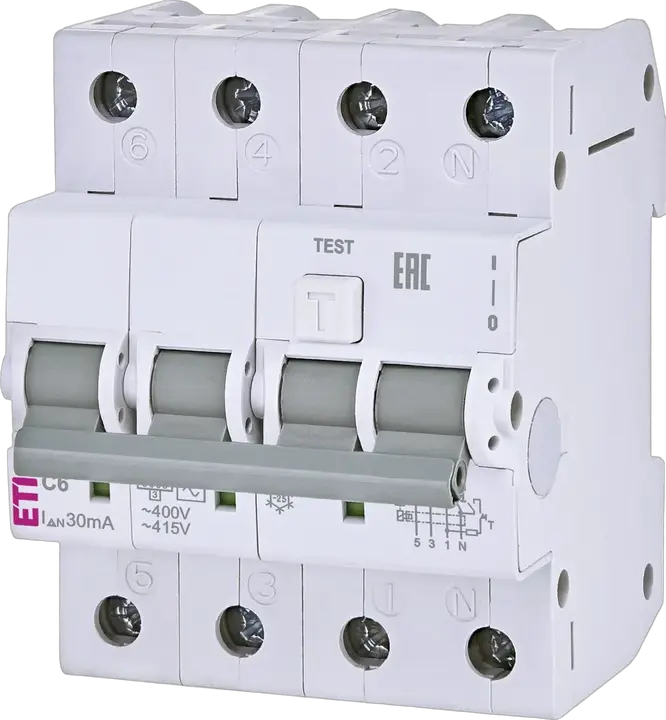 Attēls no KZS-4M 3p+N AC C6/0.03