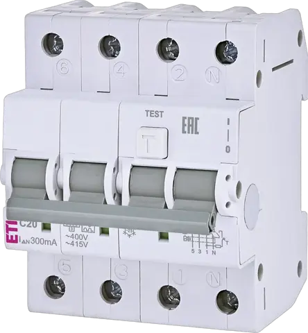 KZS-4M 3p+N A C20/0.3