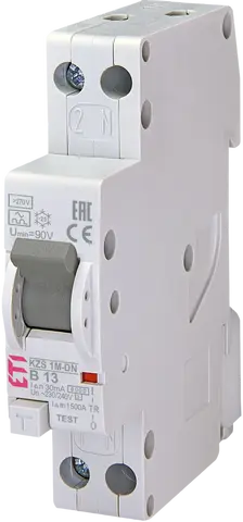 *KZS-1M-DN 1p+N A B13/0.03 6kA