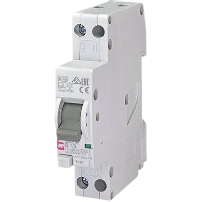 Attēls no *KZS-1M 1p+N AC B13/0.01 6kA