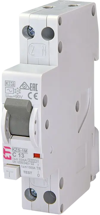 Attēls no *KZS-1M 1p+N AC C13/0.01 6kA