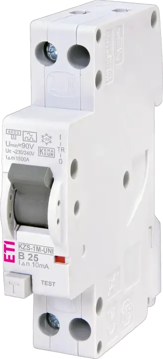 Attēls no KZS-1M-UNI 1p+N A B25/0.01