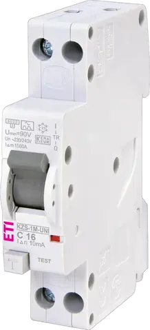 KZS-1M-UNI 1p+N A C16/0.01