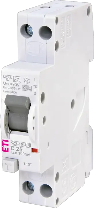 Attēls no KZS-1M-UNI 1p+N A C25/0.1