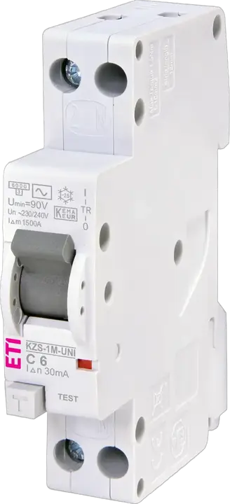 Attēls no KZS-1M-UNI 1p+N AC C6/0.03