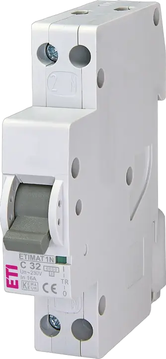 Attēls no ETIMAT 1N 1p+N C32 6kA