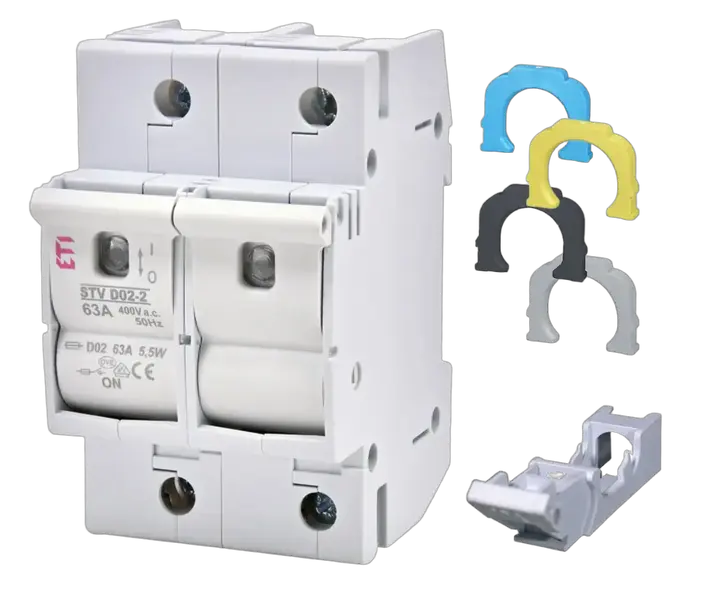 Attēls no STV D02 2p 63A/400V komplet