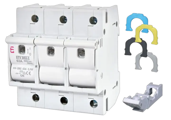 Attēls no STV D02 3p 63A/400V komplet