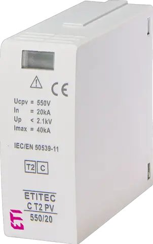 Attēls no *MOD.ETITEC C T2 PV 550/20