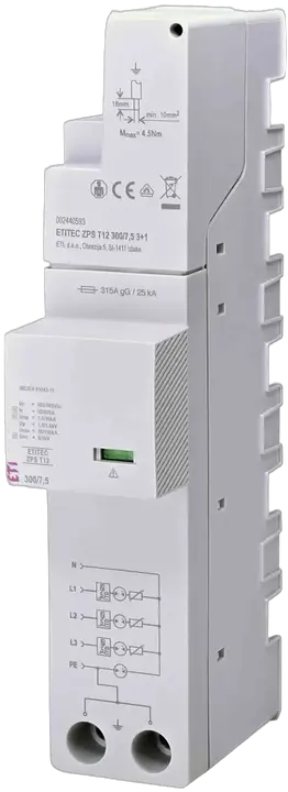Attēls no *ETITEC ZP T12 300/12,5 3+1