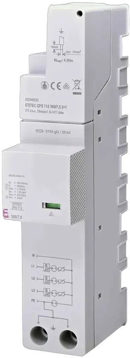 Attēls no *ETITEC ZP T12 300/7,5 3+1