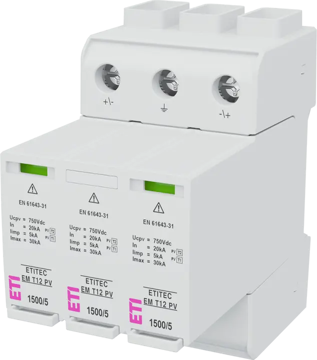 Attēls no ETITEC EM T12 PV 1500/5 Y RC