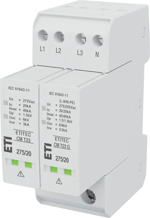 Attēls no ETITEC CM T23 275/20 3+1 RC