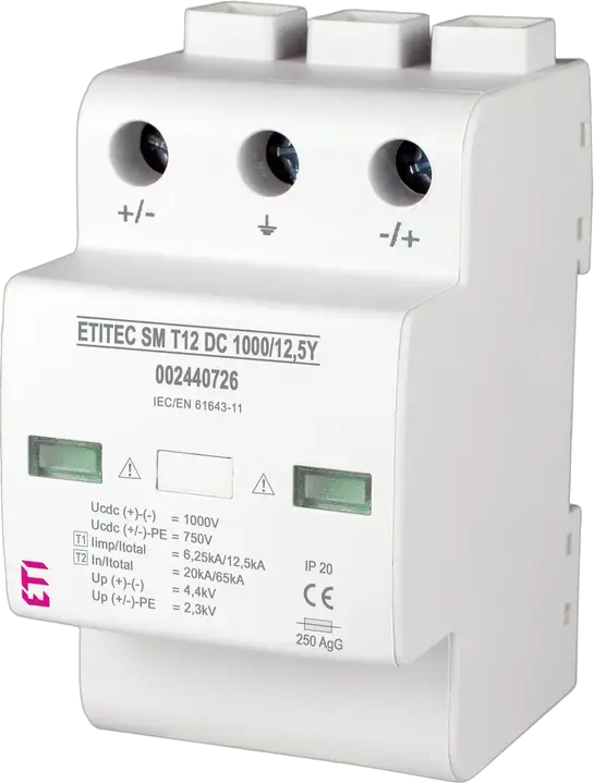 Attēls no ETITEC SM T12 DC 1000/12,5 Y
