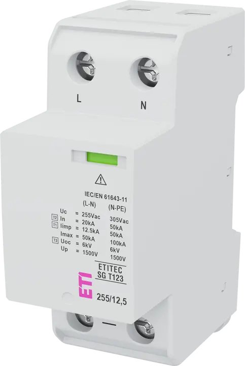 Attēls no ETITEC SG T123 255/12,5 1+1