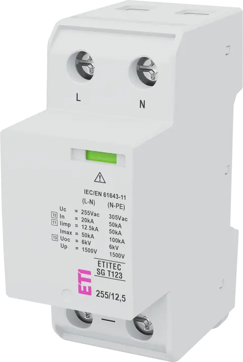 Attēls no ETITEC SG T123 255/12,5 1+1 RC