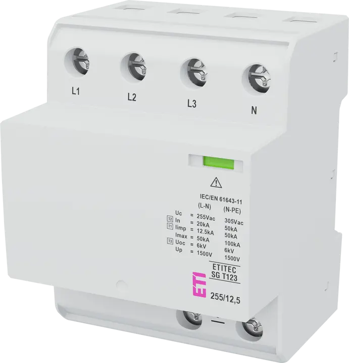 Attēls no ETITEC SG T123 255/12,5 3+1 RC