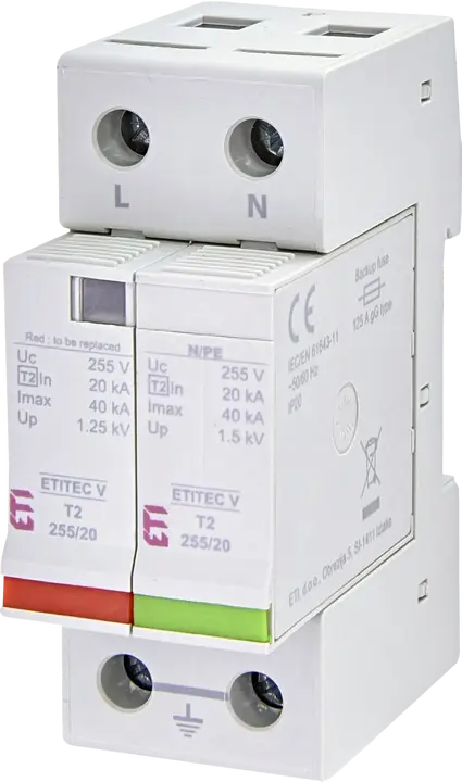 Attēls no *ETITEC V T2 255/20 1+1 RC