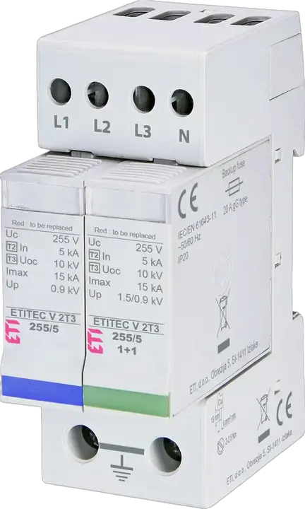 Attēls no ETITEC V 2T3 255/5 3+1
