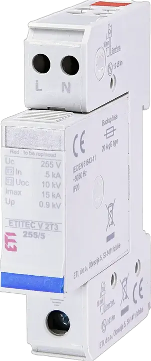 Attēls no ETITEC V 2T3 440/5 2+0 RC