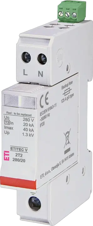 Attēls no ETITEC V 2T2 280/20 2+0 RC