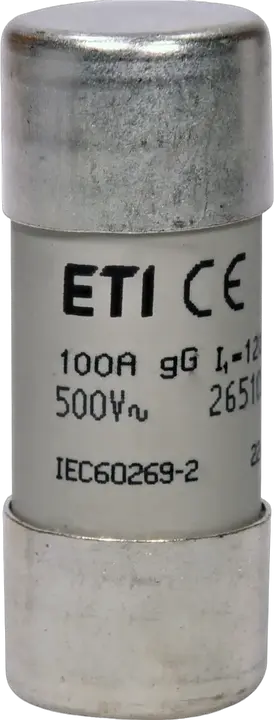 Attēls no CH22x58 gG 100A/500V