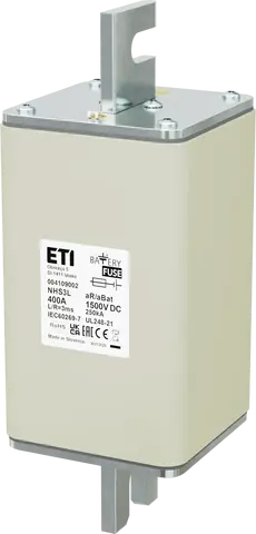 Attēls no NHS3L aR/aBat 400A/1500V DC AL