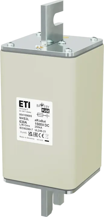 Attēls no NHS3L aR/aBat 630A/1500V DC AL