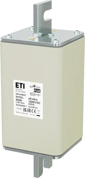 Attēls no NHS3L aR/aBat 800A/1500V DC AL