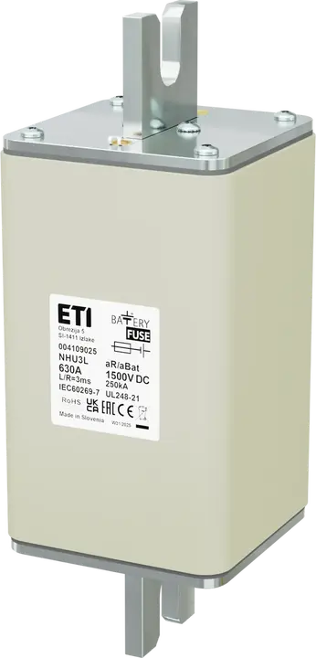 Attēls no NHU3L aR/aBat 630A/1500V DC AL
