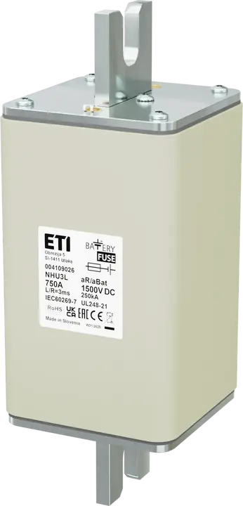 Attēls no NHU3L aR/aBat 750A/1500V DC AL