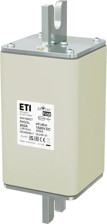 Attēls no NHU3L aR/aBat 800A/1500V DC AL