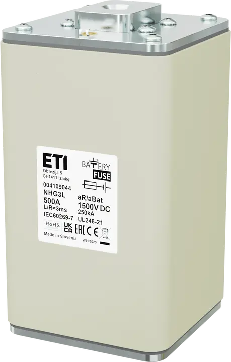 Attēls no NHG3L aR/aBat 500A/1500V DC AL