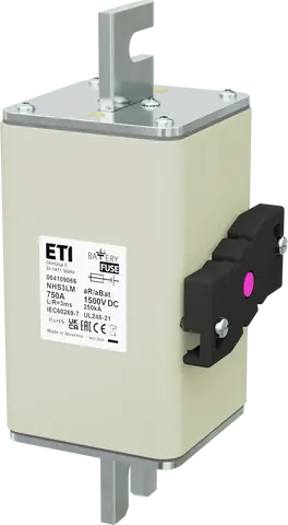 NHS3LM aR/aBat 750A/1500V DCAL