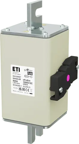 NHS3LM aR/aBat 800A/1500V DCAL