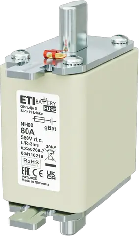 NH00 gBat 80A/550V DC