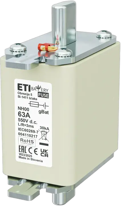 Attēls no NH00 gBat 63A/550V DC
