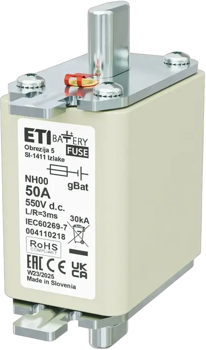 Attēls no NH00 gBat 50A/550V DC