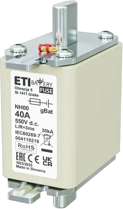 Attēls no NH00 gBat 40A/550V DC