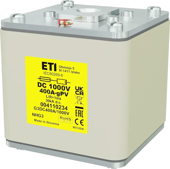 Attēls no NHG3 gPV 400A/1000V DC