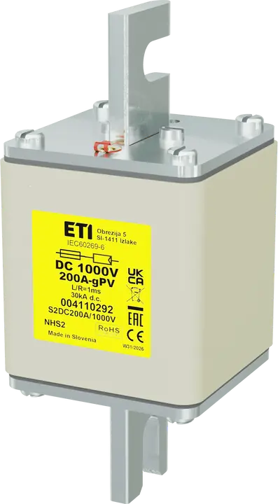 Attēls no NHS2 gPV 200A/1000V DC