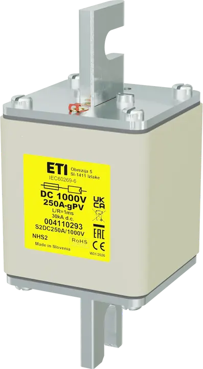 Attēls no NHS2 gPV 250A/1000V DC