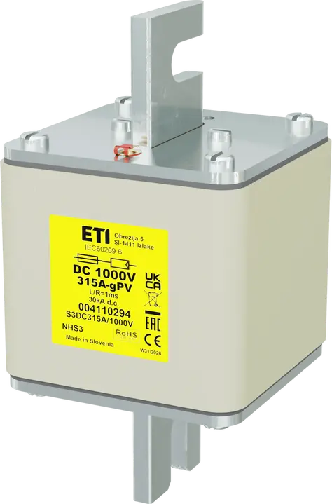 Attēls no NHS3 gPV 315A/1000V DC