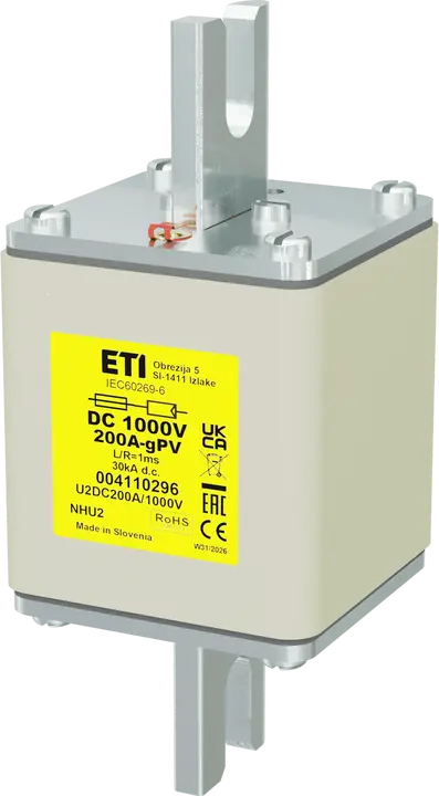 Attēls no NHU2 gPV 200A/1000V DC