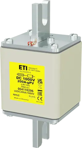Attēls no NHU2 gPV 200A/1000V DC