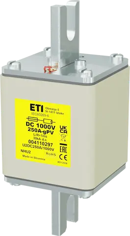 Attēls no NHU2 gPV 250A/1000V DC
