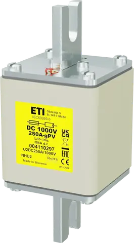 Attēls no NHU2 gPV 250A/1000V DC