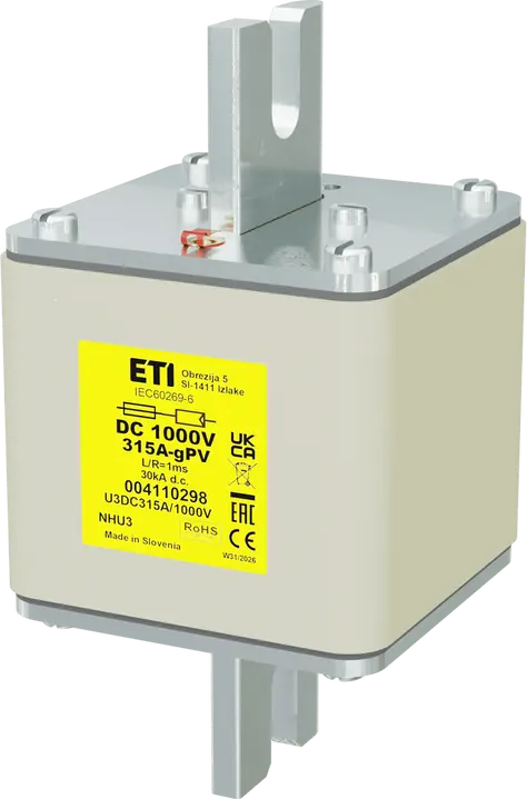Attēls no NHU3 gPV 315A/1000V DC